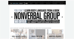 Desktop Screenshot of nonverbalgroup.com